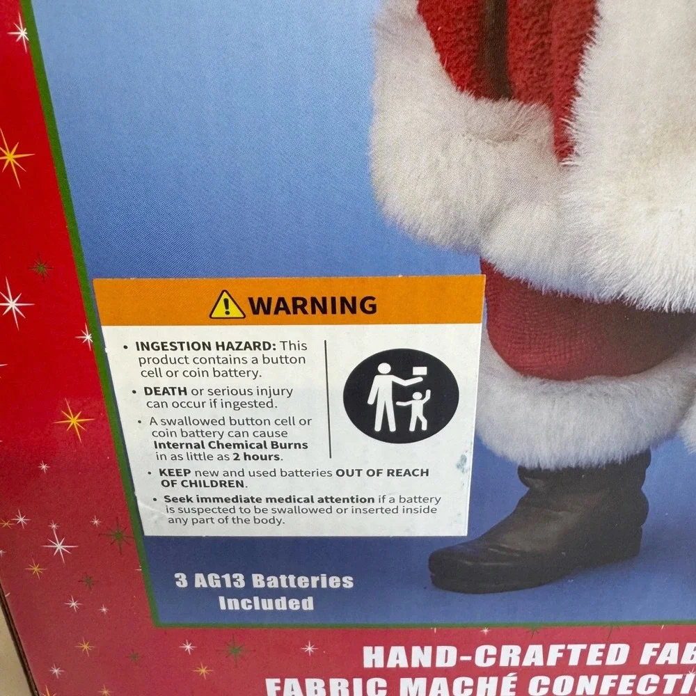 Kurt‎ Adler A Christmas Story Fabriche Santa Polyresin Light up Leg Lamp NEW